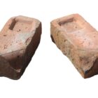 Red Bullnose Stop Bricks 4 SBRICK-091