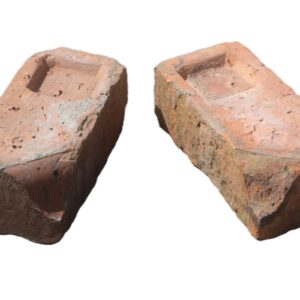 Red Bullnose Stop Bricks 4 SBRICK-091