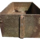 Cast Iron Water Tank 2 showing heavily corroded surfaces and overflow outlet 3 GFO-0354
