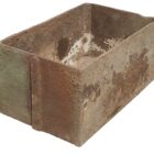 Cast Iron Water Trough Tank 1 showing heavily corroded surfaces and worn edges 1 GFO-0353