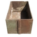 Cast Iron Water Trough Tank 1 showing corroded surfaces and healiy worn edges 2 GFO-0353