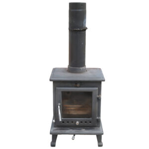 Ekol Crystal 5 cast iron Stove reclaimed showing signs of prior use 1 FIRE-0115