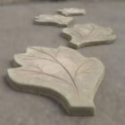 Reclaimed Leaf Stepping Stones 3 RPAV-0136