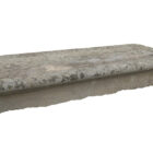 Reclaimed Sculpted Yorkstone Steps showing bullnose overhang and weathered surfaces 1 AST-0041