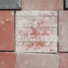 Reclaimed Red and Black Quarry Tiles in classic chequerboard patter