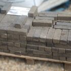 reclaimed Victorian Staffordshire Blue Pavers laid out in a classic herringbone pattern 6 RPAV-0141