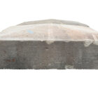 Beautifully weathered pair of reclaimed extra large sandstone pier caps showing the 4 way weathered surface
