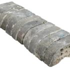 Reclaimed Cambridge calf nose bricks showing a heavy patina of age and prior use