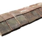 Reclaimed red handmade single sill bricks with a weathered patina