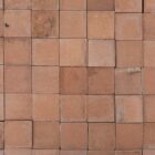 A wide spread of reclaimed 4 inch Heather Brown quarry tiles from the Dennis Ruabon Hafodex range, showing minor variation in colour and an aged patina of minimal edge wear and remnants of mortar.