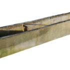 A reclaimed galvanised cattle trough with a weathered patina that's perfect for established gardens as water feature or wide planter